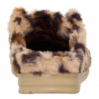 Wendy Slipper Leo Fur Tan / Multi