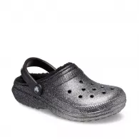 Crocs Classic Glitter Lined Clog black / silver