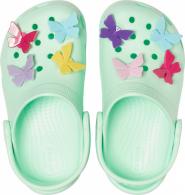 Kids Classic Butterfly Charm Clog Neo Mint