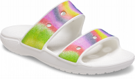 Crocs Classic Spray Dye Sandal white/multi