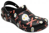 Bistro Graphic Clogs Black / White