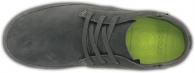 Mens Stretch Sole Desert Boot Charcoal / Light Gray