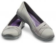 Crocs Busy Day Strappy Flat W Smoke/Slate Grey