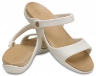 Womens Cleo V Sandal Oyster / Gold