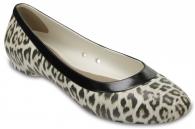 Crocs Lina Graphic Flat Leopard / Oyster