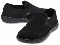 Crocs Reviva Suede SlipOn M Black / Black