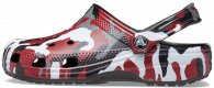 Crocs Classic Printed Camo Clog Black / Red