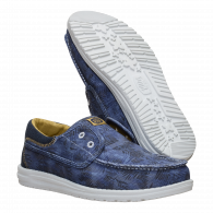 Wally Cru Washed Palm Navy Blazer / Multi