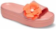 Crocs CB Platform Vivid Blooms Slide 205694 Melon