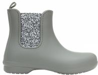 Women’s Crocs Freesail Chelsea Boot Slate Grey / Dots