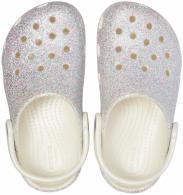 Classic Glitter Clog Kids Oyster