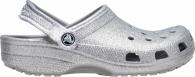 Crocs Classic Glitter Clog  Silver