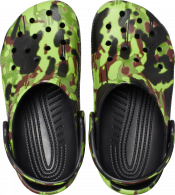 Crocs Classic Spray Camo Clog Kids T Black