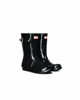 Womens Original Short Gloss Wellington Boots Black