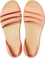 Crocs Tulum Open Flat grapefruit/tan