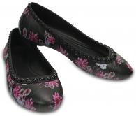 Crocs Lina Luxe Flat Black / Plum