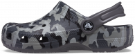 Crocs Classic Camo Kids Clog Black/grey