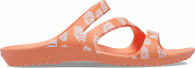 Crocs Kadee II Graphic Sandal Papaya / Multi