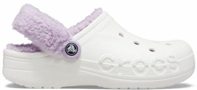 Crocs Baya Lined Fuzz Strap Clog