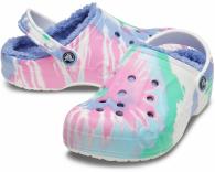 Crocs Baya Lined Tie Dye Graphic Clog pink/multi