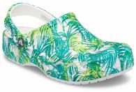 Baya Seasonal Printed Clog white/tropical