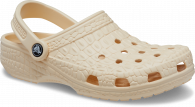 Crocs Classic Croc Skin Clog Vanilla