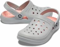 Crocs Reviva Clog Light Grey/Melon