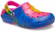 Crocs Classic Lined Tie Dye Clog el. pink/multi