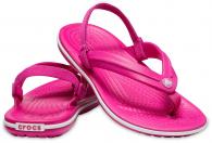 Kids’ Crocband™ Strap Flip Candy Pink