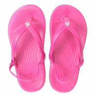 Kids’ Crocband™ Strap Flip Candy Pink