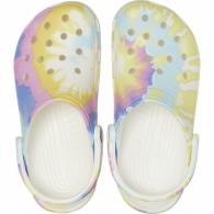 Crocs Classic Tie Dye Graphic Clog white/multi