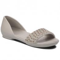 Crocs Lina Embellished D’Orsay Flat pearl white/gold