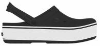 Crocband™ Platform Clog Black / White