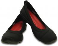 Womens Busy Day Stretch Flat Black / Black