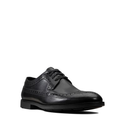 CLARKS Ronnie Limit Black Leather