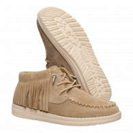 Wendy Mid Fringe Cowgirl Suede Tan