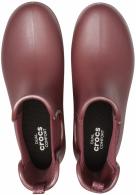 Women’s Crocs Freesail Metallic Chelsea Boot Metallic Burgundy