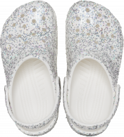 Crocs Classic Starry Glitter Clog Kids WHITE