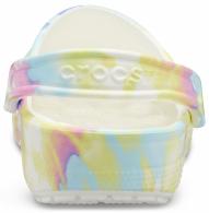 Crocs Classic Tie Dye Graphic Clog Kids white/multi