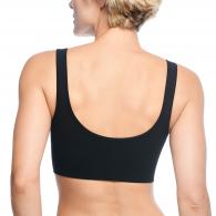 BAMBOO BASIC SEAMLESSPADDED BRA FLEUR Black