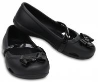 Kids’ Crocs Lina Flat Black