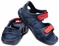 Swiftwater River Sandal Kids Navy / Flame