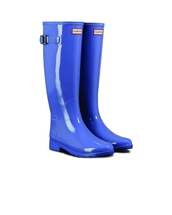 Womens Refined Slim Fit Tall Gloss Wellington Boots