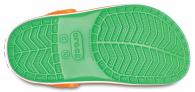 Crocband Clog Kids Grass Green / White / Blazing Orange