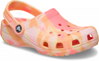 Kids Classic Marbled Clog Papaya/Multi