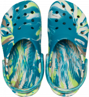 Kids Classic Marbled Clog Limeade/Multi