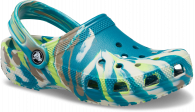 Kids Classic Marbled Clog Limeade/Multi