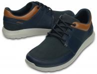 Mens Crocs Kinsale Lace-Up Navy / Light Grey