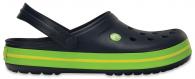 Crocband  Navy / Volt Green