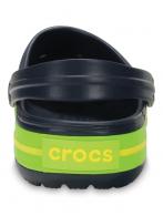 Crocband  Navy / Volt Green